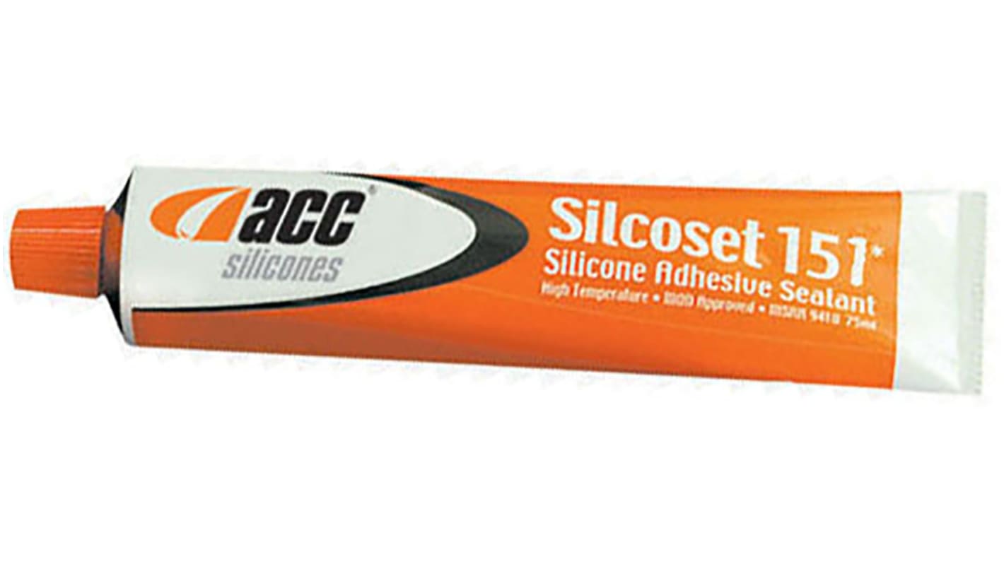 Acc Silicones White Sealant Liquid 75 ml Tube