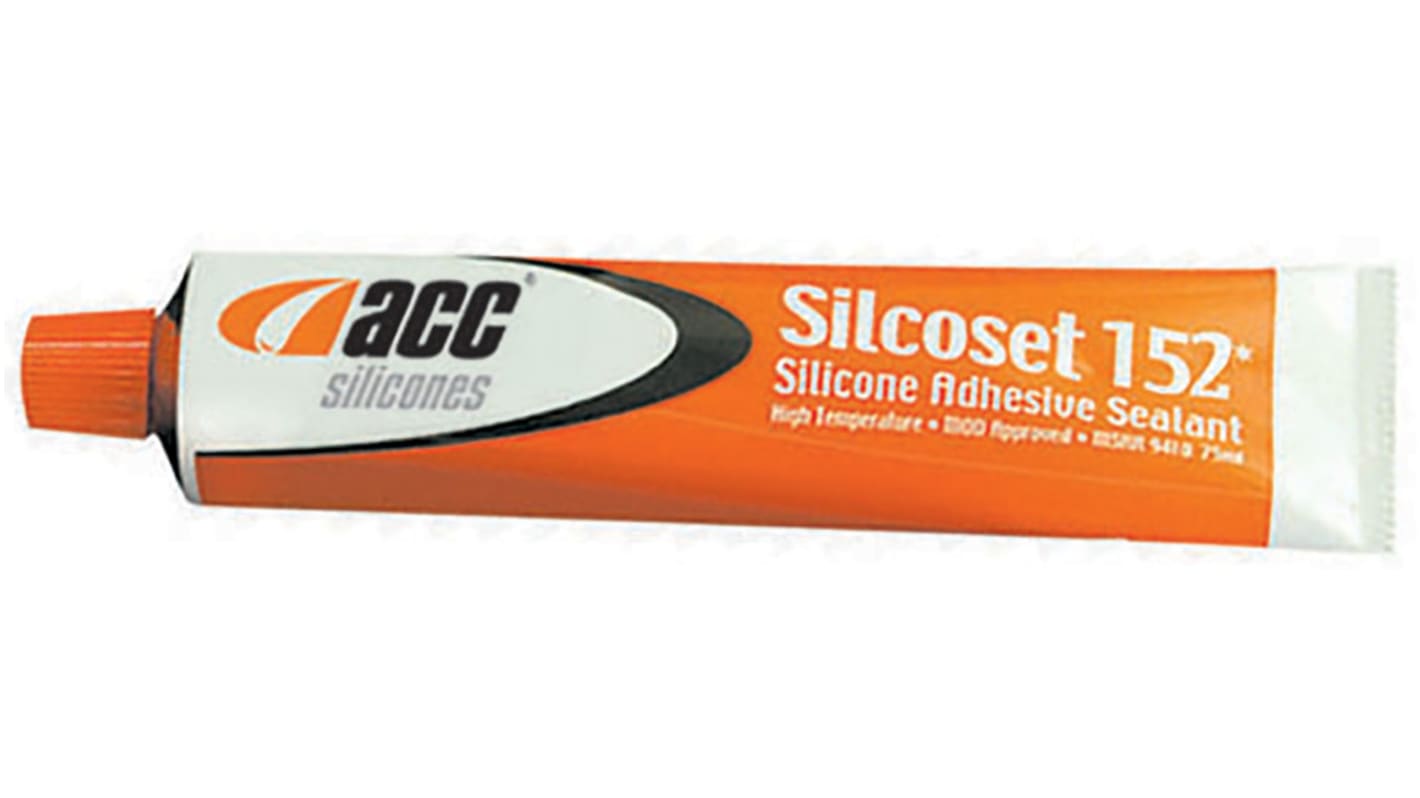 Acc Silicones White Sealant Paste 75 ml Tube