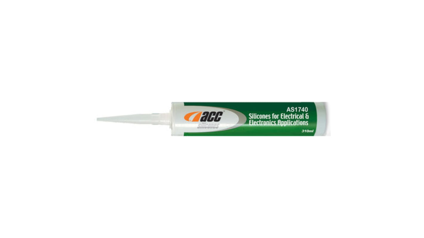 ACC Dichtmittel transparent, Alkoxy, Silikonelastomer-Basis Kartusche 310ml, –62 → +200 °C