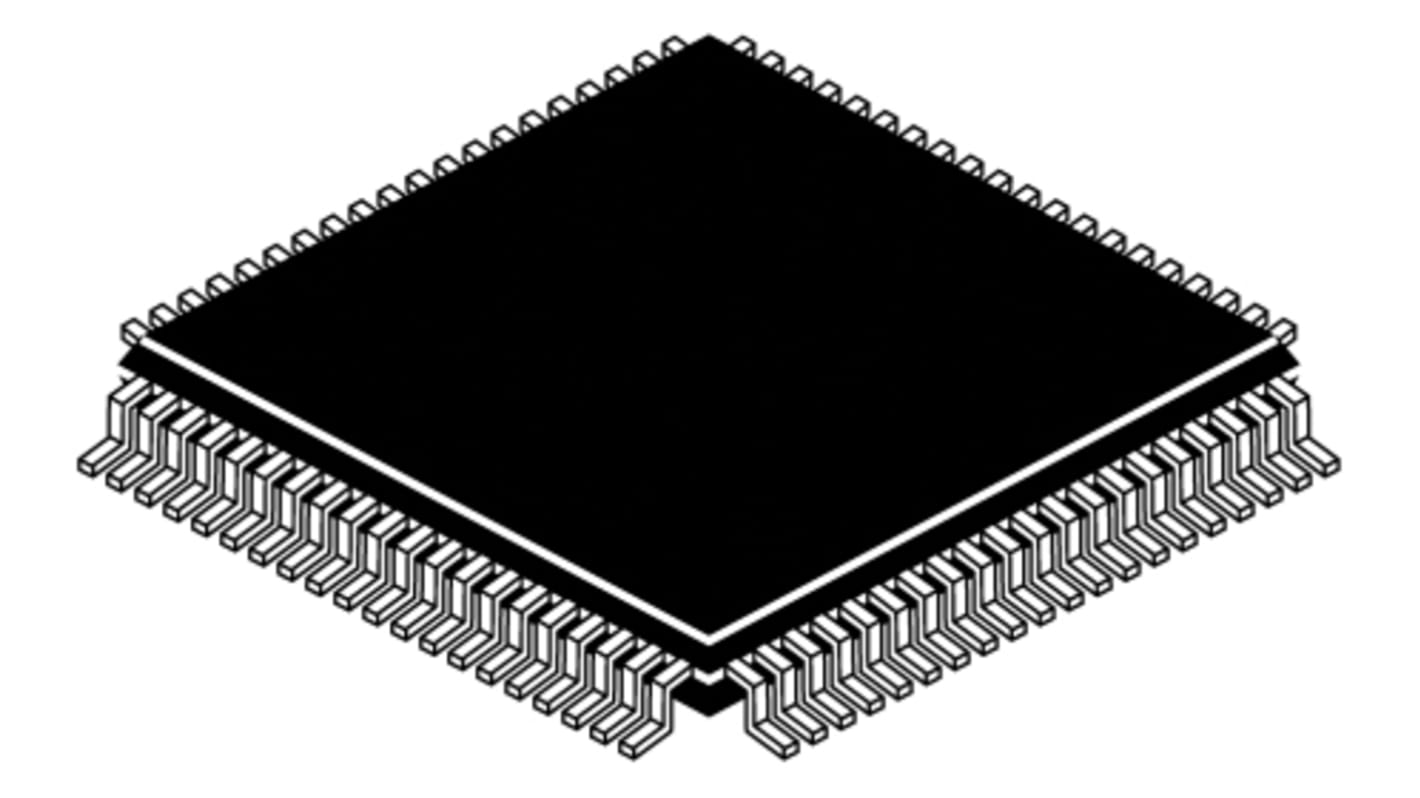 Mikrokontroler Renesas Electronics 78K LFQFP 80-pinowy Montaż powierzchniowy 78K0 128 kB 8bit 20MHz RAM:7,168 kB Flash