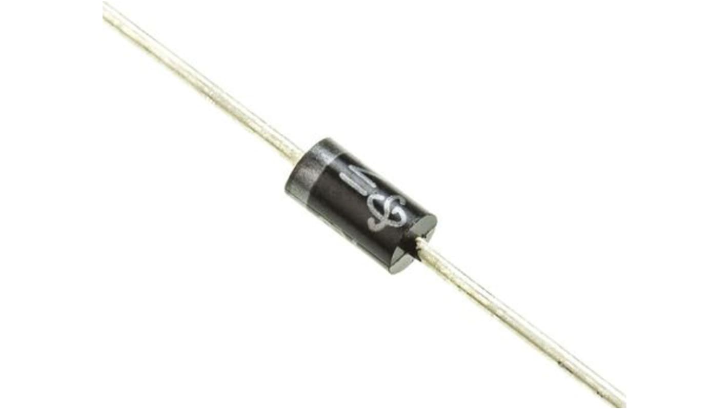 Vishay THT Schottky Diode , 30V / 1A, 2-Pin DO-204AL