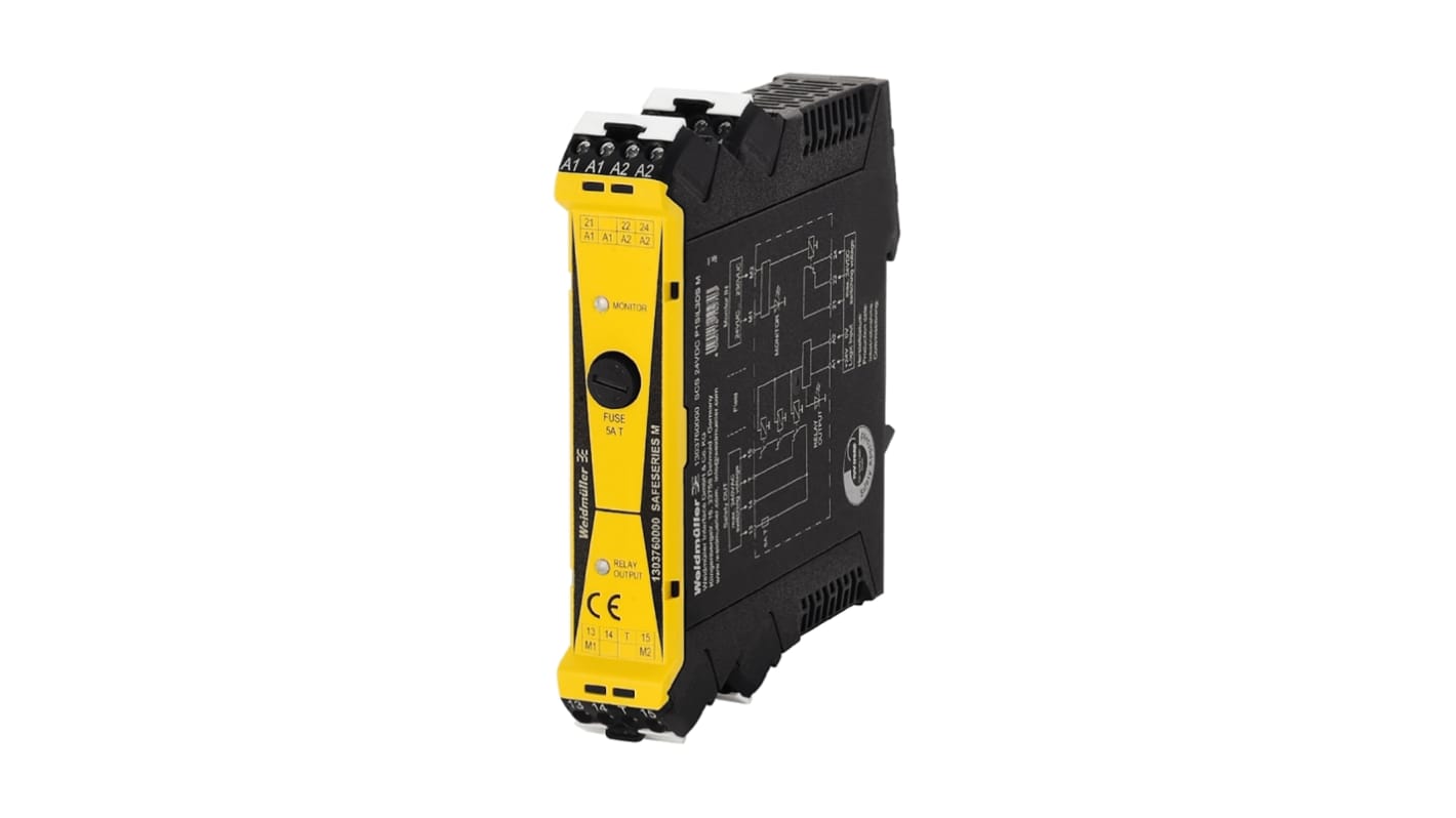 Weidmuller SCS Safety Relay, 24V dc