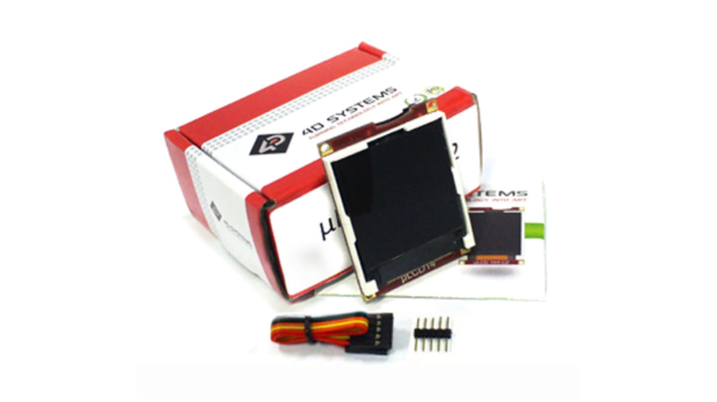 Display LCD color TFT 4D Systems de 1.44plg, 128 x 128pixels