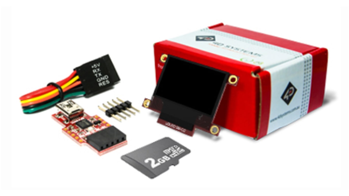 4D Systems PMOLED 显示屏入门套件, 0.96in, 串联接口, 96 x 64pixels