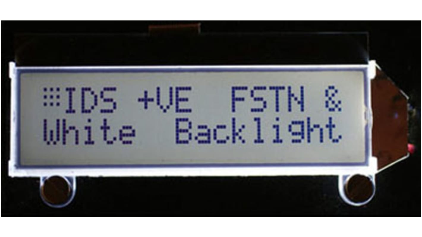 Intelligent Display Solutions CI064-4001-24 CI064-4001-xx Alphanumeric LCD Display, White on, 2 Rows by 16 Characters,