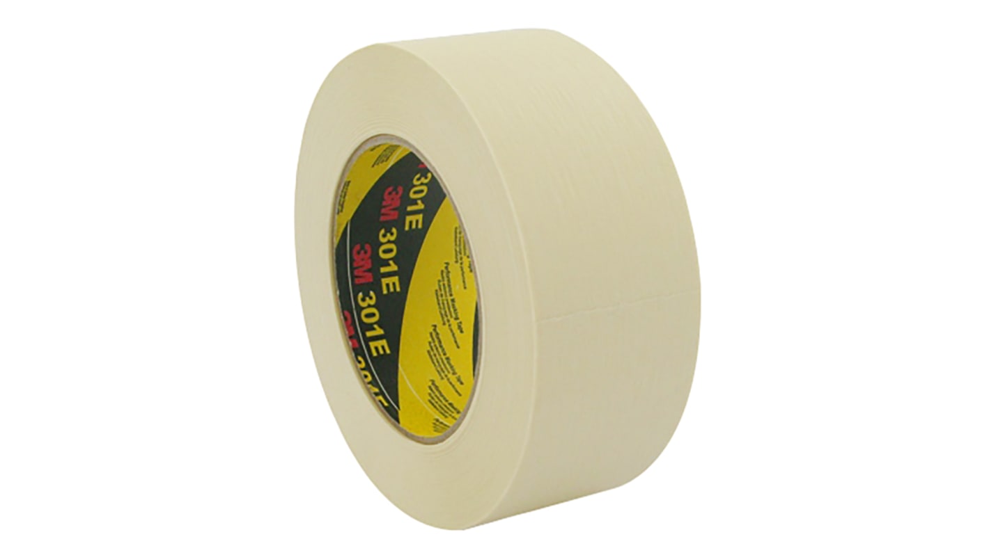 Nastro in Carta 3M SCOTCH 301E, adesivo in Gomma, 50m x 36mm x 0.15mm, Beige
