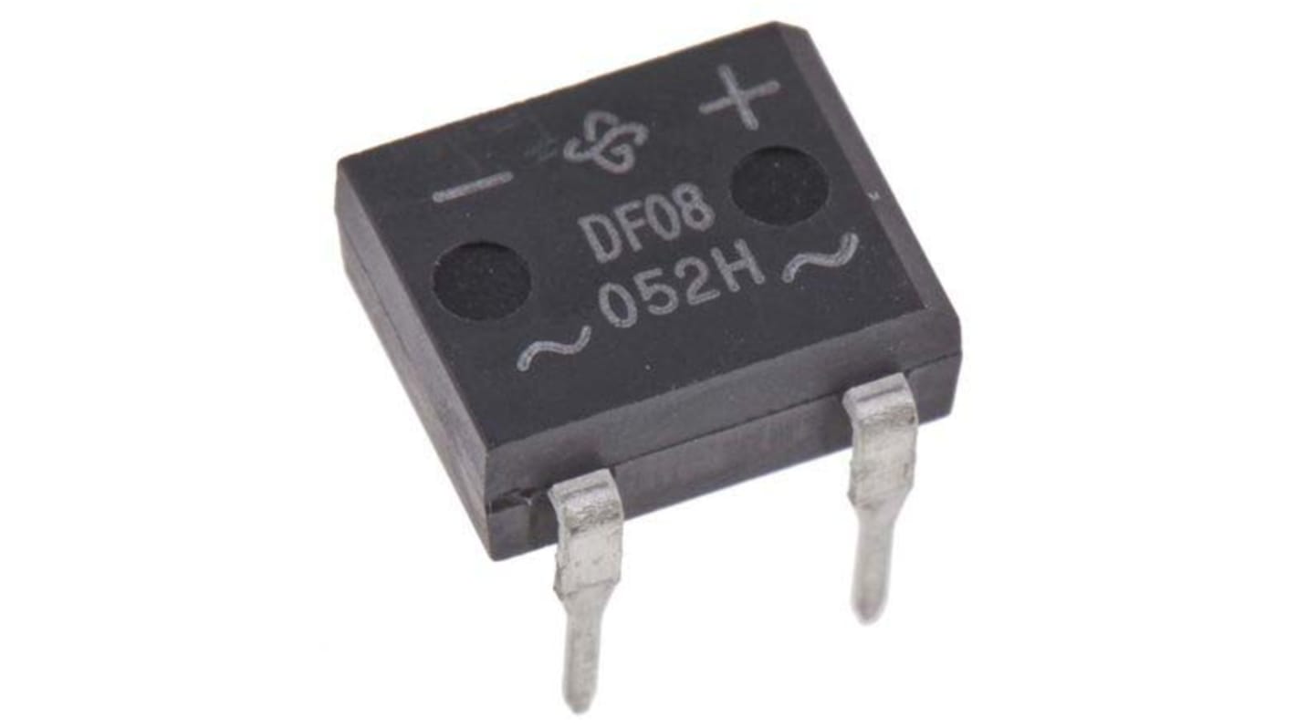 Můstkový usměrňovač DF04MA-E3/45 Jedna fáze 1A 400V, DF-M, počet kolíků: 4