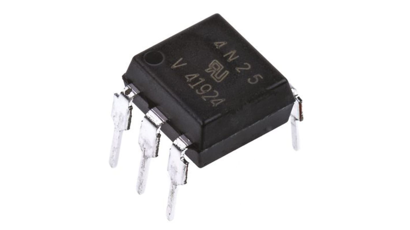 Vishay, H11AA1 AC Input Transistor Output Optocoupler, Through Hole, 6-Pin DIP