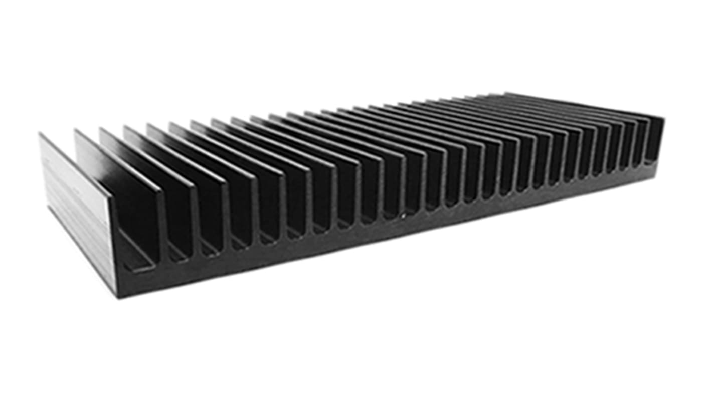 Disipador RS PRO de Aluminio, 0.14°C/W, dim. 200 x 250 x 30mm, para usar con Aluminio Rectangular Universal