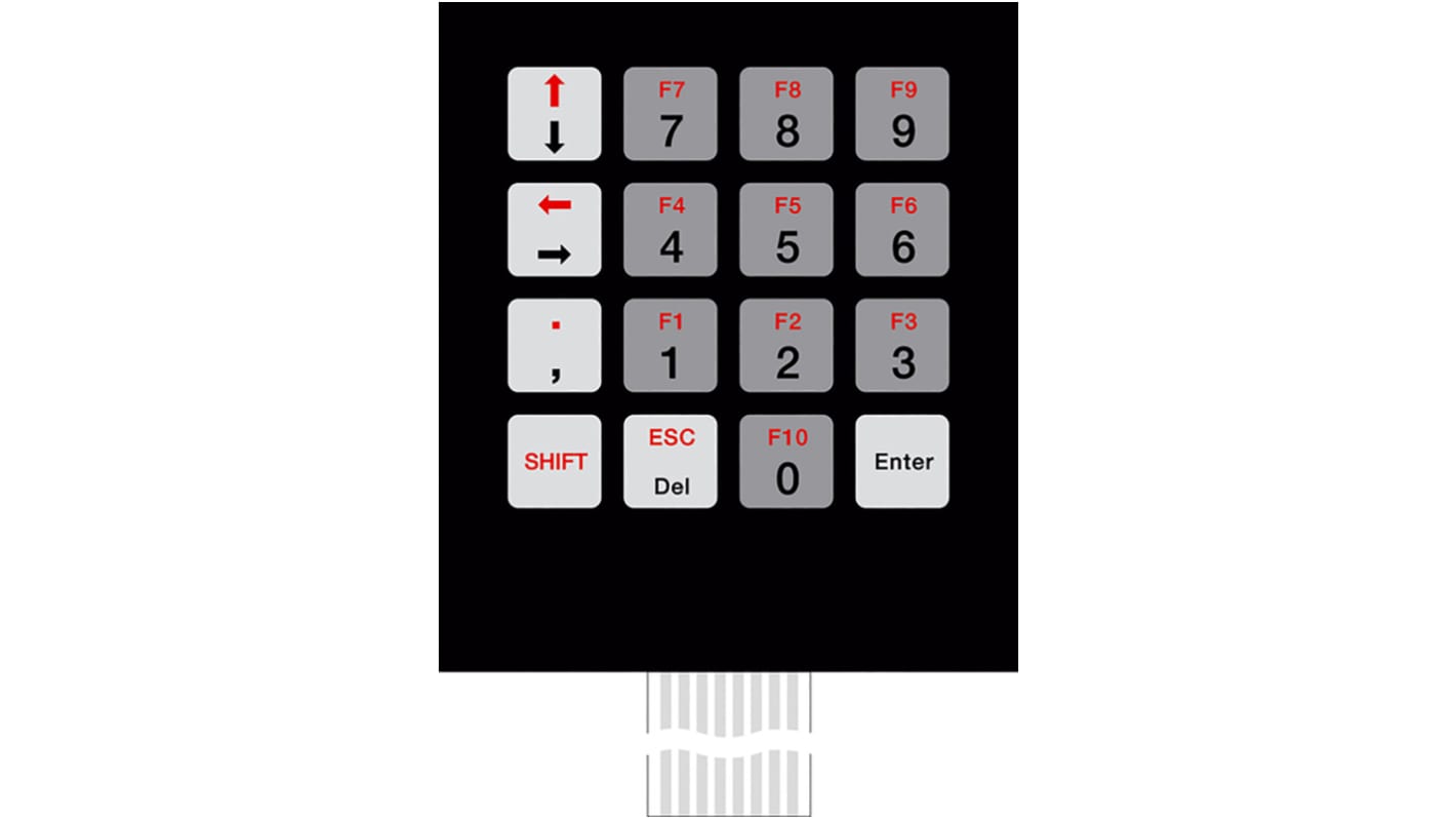 Bopla IP65 16 Key Copper Membrane Keypad