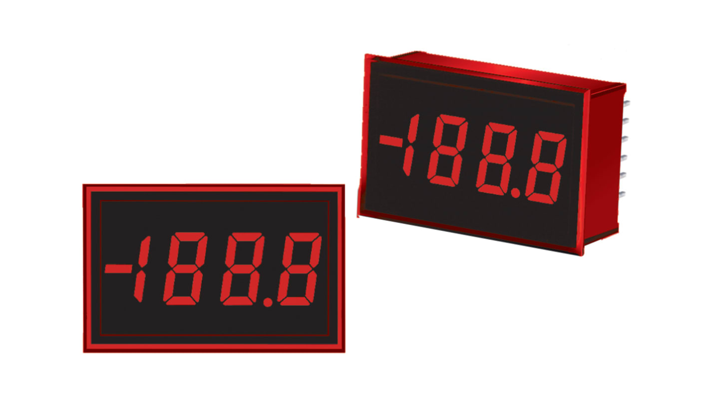 Murata Power Solutions DMS-20PC Series Digital Voltmeter DC, LED Display 3.5-Digits ±0.1 V