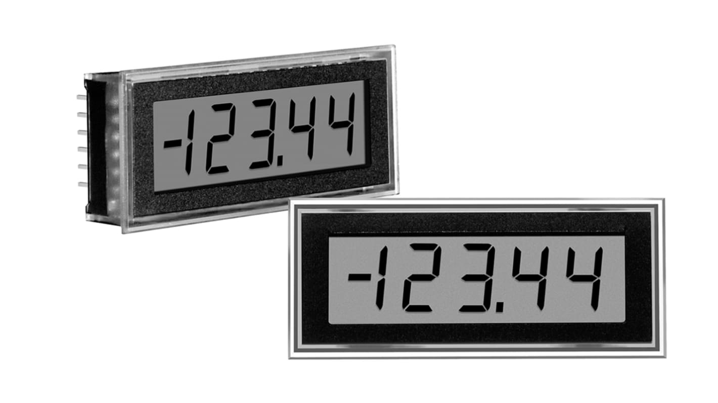 Murata Power Solutions LCD 電圧測定用デジタルパネルメータ, DC, ±3 % 測定精度