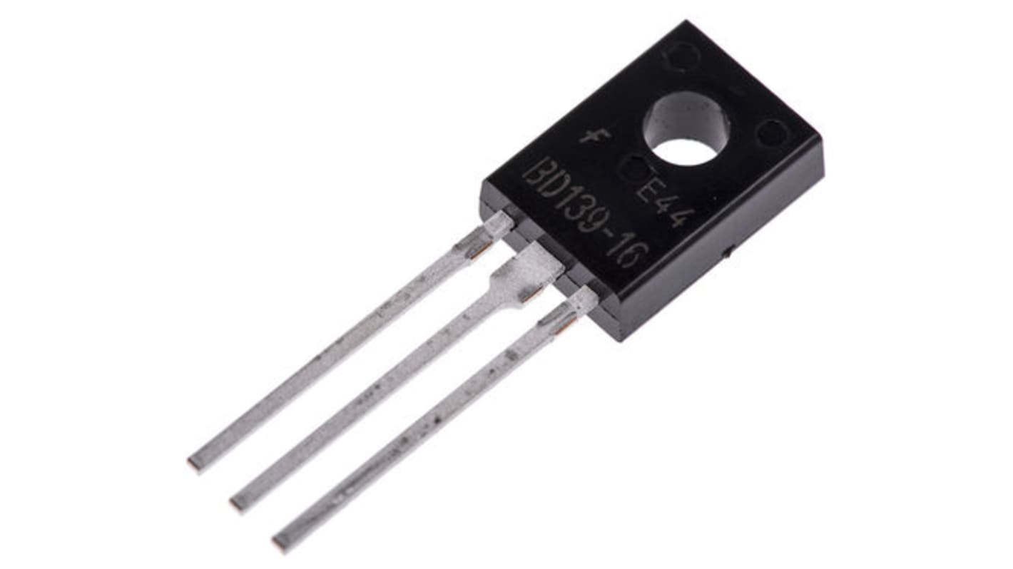 Transistor NPN onsemi, 3 Pin, TO-126, 1,2 A, 160 V, , Montaggio su foro