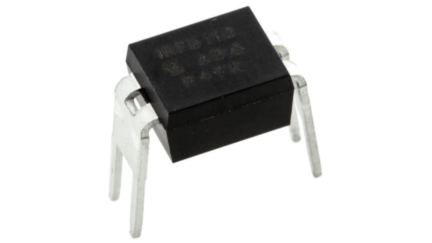 P-Channel MOSFET, 1.6 A, 60 V, 4-Pin HVMDIP Vishay IRFD9020PBF
