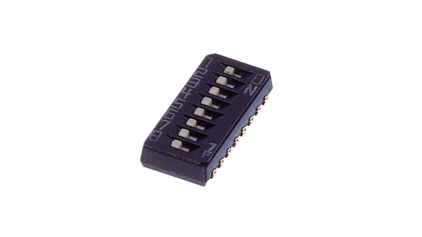 Nidec Components 8 Way Surface Mount DIP Switch SPST
