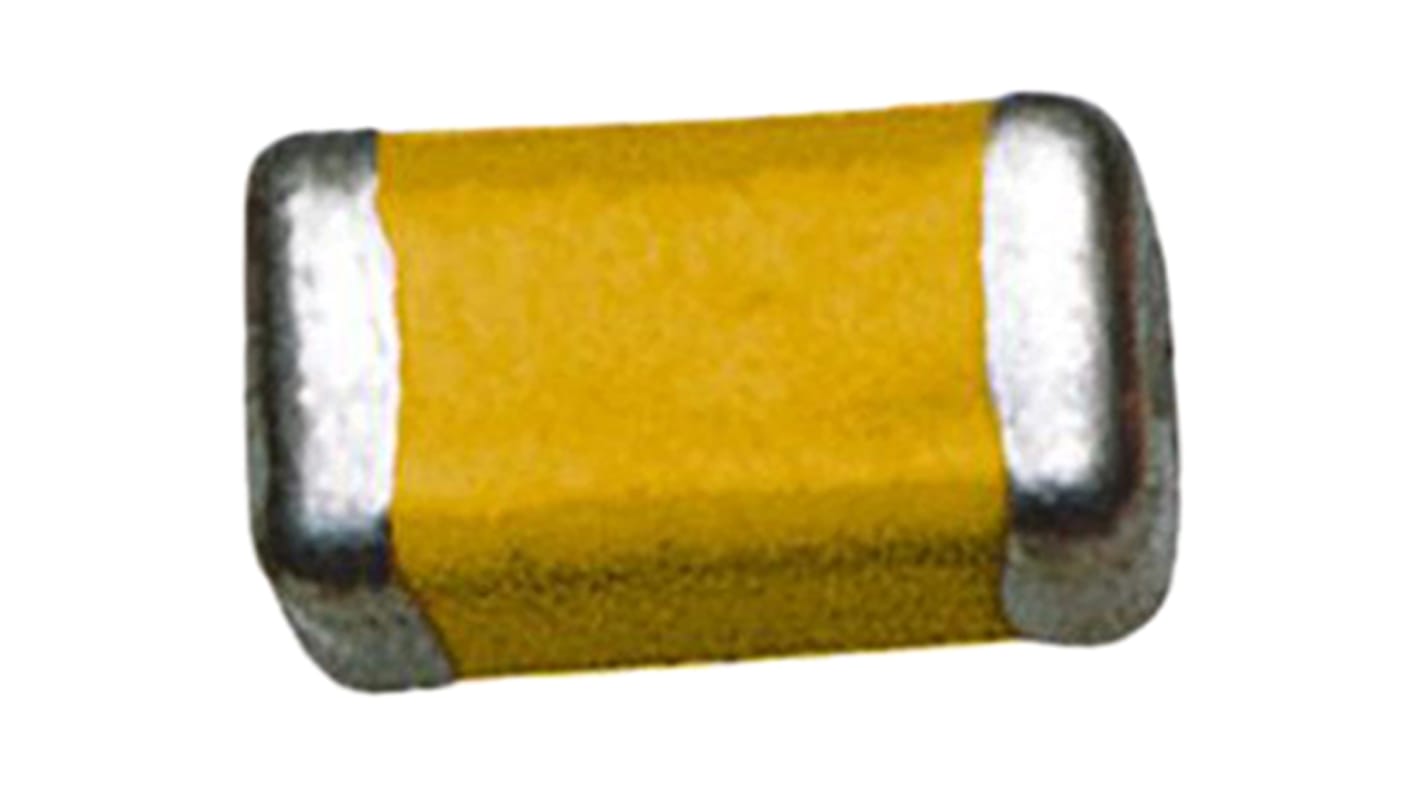 TDK 100pF Multilayer Ceramic Capacitor MLCC, 250V dc V, ±5% , SMD