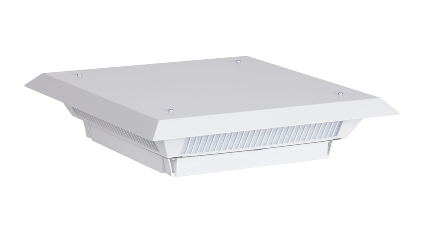Pfannenberg 过滤风扇, 230 V 交流电源, 720mA输入, 160W输入, 470 x 470mm, 交流操作, 无阻1000m³/h, 过滤582m³/h, IP33, PTF 60.700系列