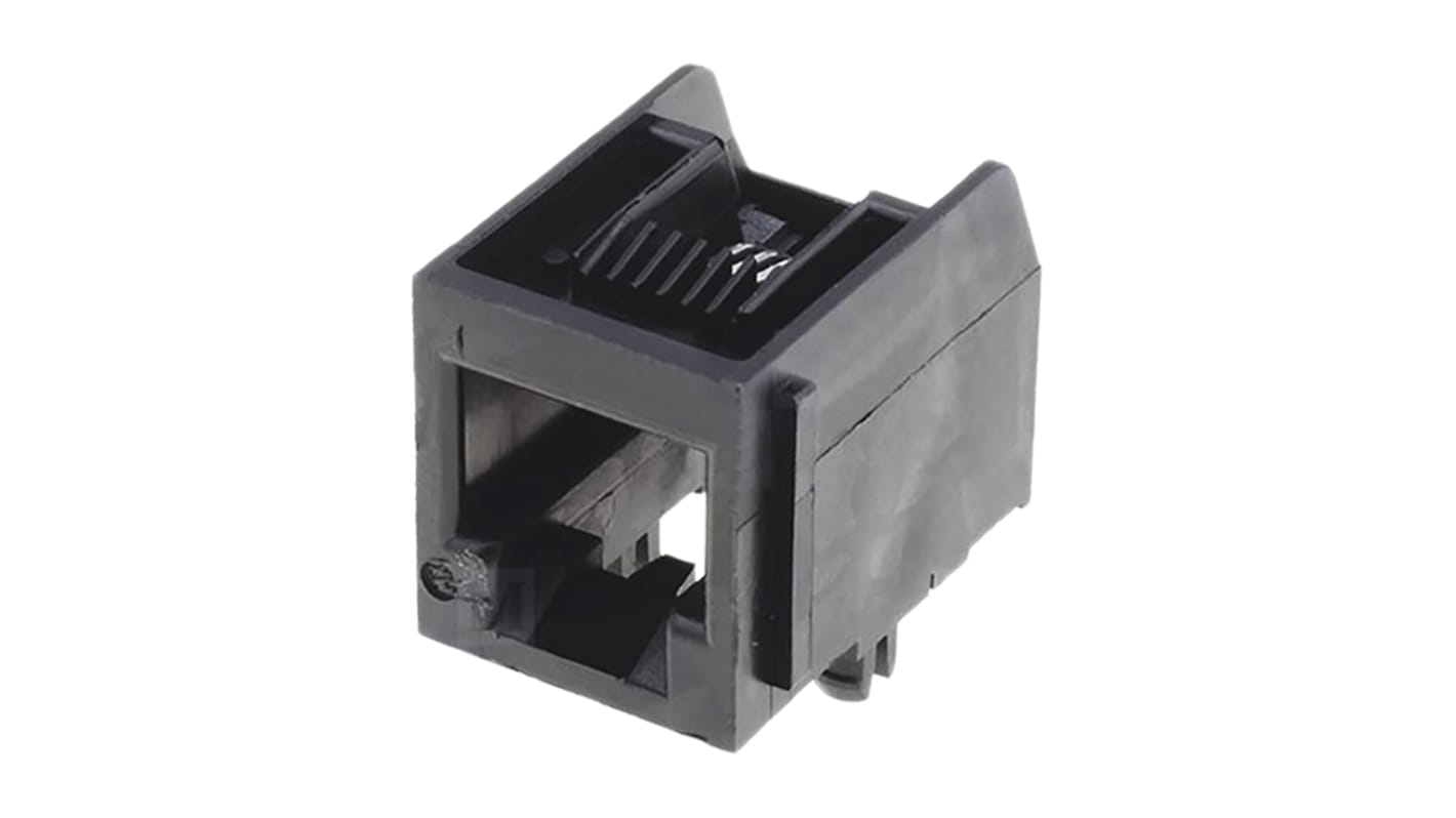 Molex 95009 Series Female RJ11 Connector, Through Hole Right Angle 1 x 1 Port 6P6C -Way