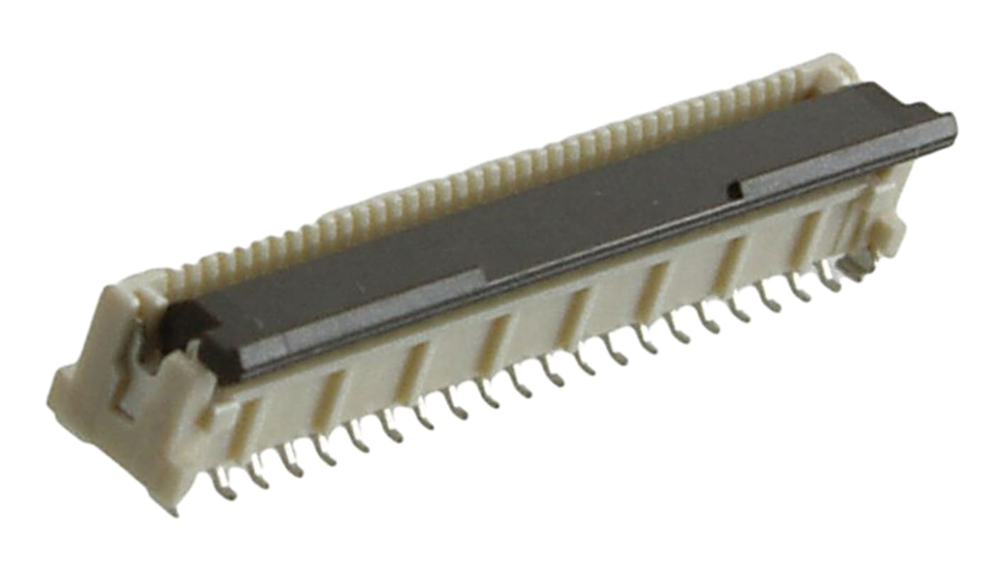 Molex Easy-On, SMD FPC-Steckverbinder, Buchse, 40-polig / 1-reihig, Raster 0.5mm Lötanschluss