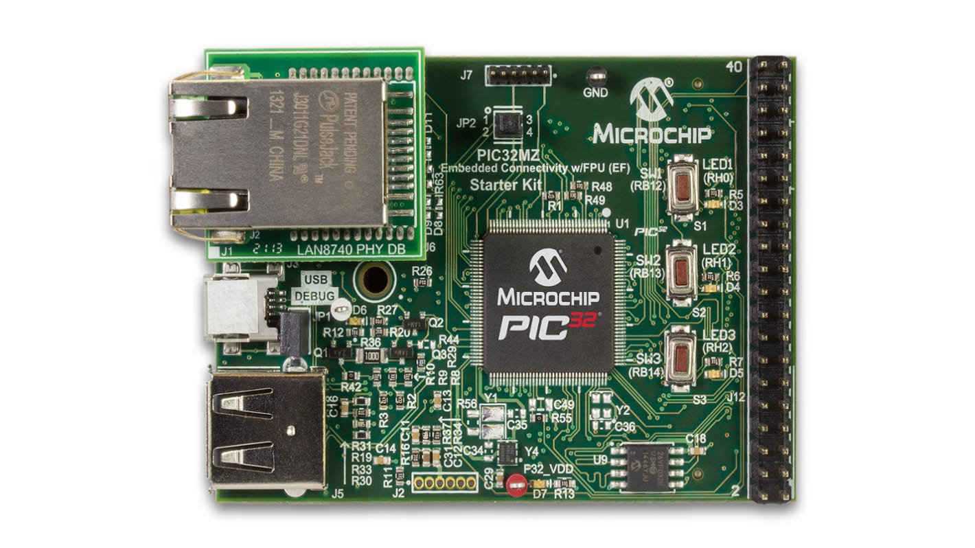 Microchip 開発キット, 開発キット, PIC32MZ Embedded connectivity, MCU, DM320007