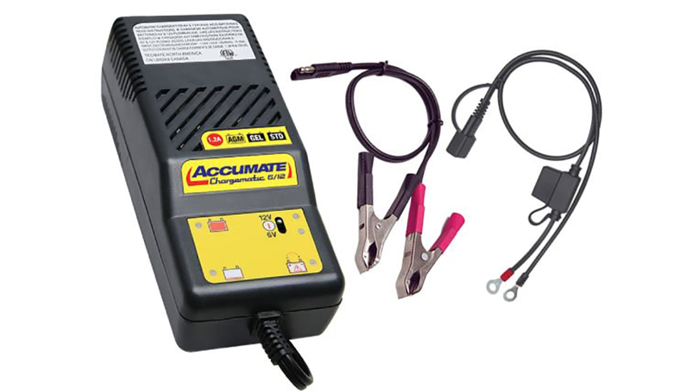 Caricabatterie TecMate, per 12 V  per batterie al piombo, spina EU, ricarica 1 unità