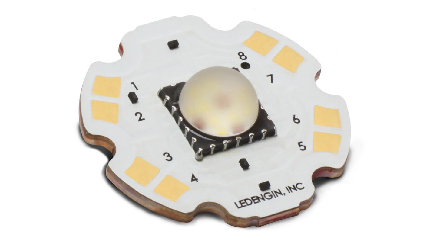 LedEngin Inc LZC-B3MA07-0000, LZ Circular LED Array, 12 Amber, Blue, Green, Red LED