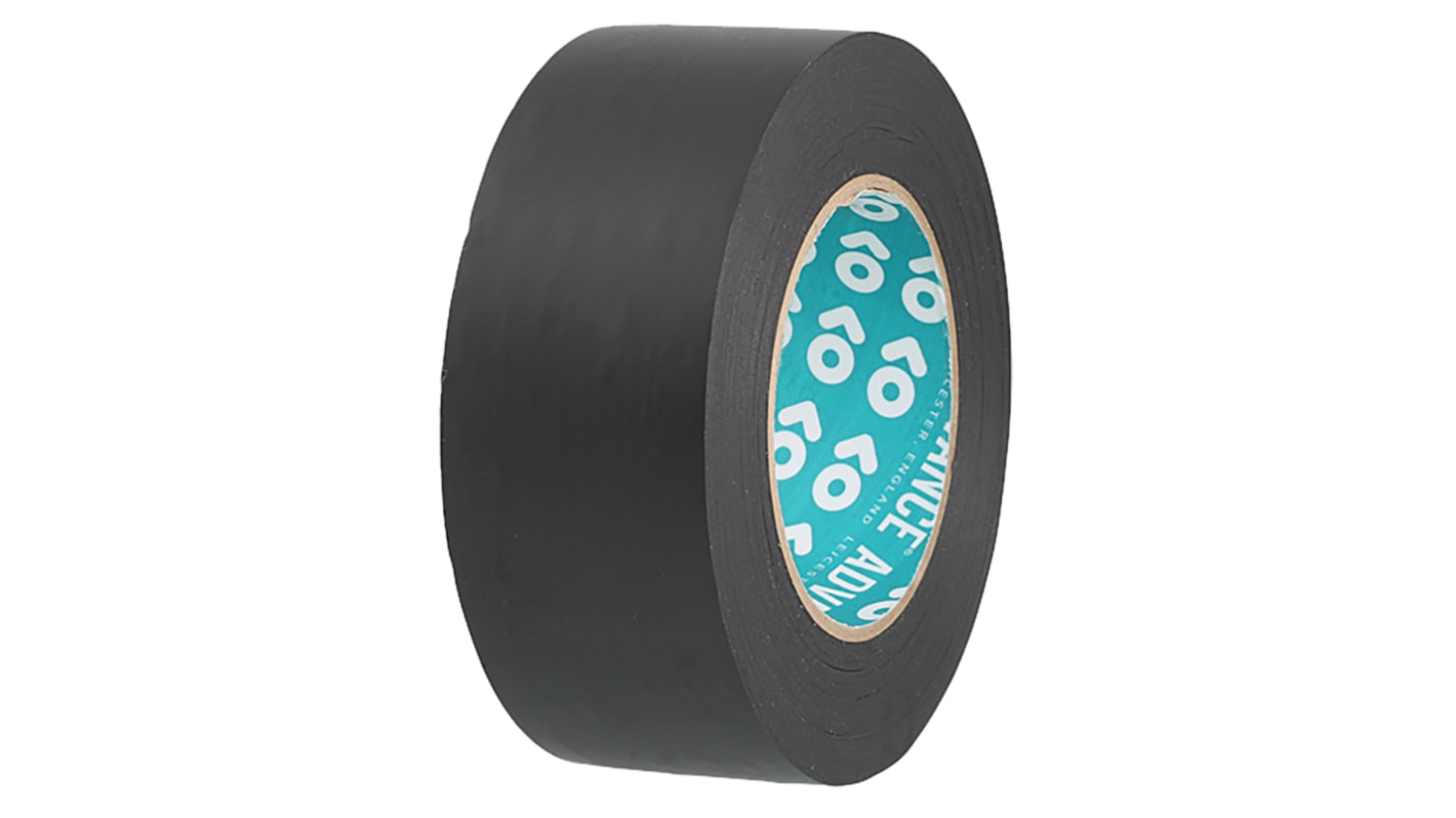 Advance Tapes PVC Isolierband Schwarz, Stärke 0.25mm x 25mm x 33m, -5°C bis +80°C