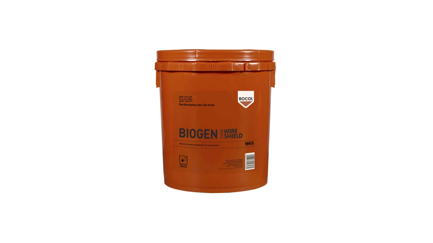 Rocol Biogen Wireshield® Graphite Lubricant 18 kg Pail
