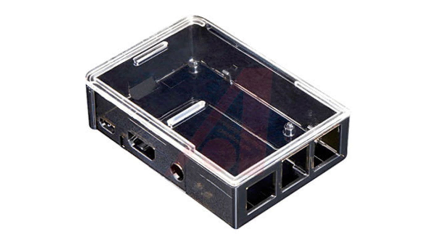 Pouzdro Raspberry Pi Polykarbonát Čirá, šedá 93 x 63 x 25mm