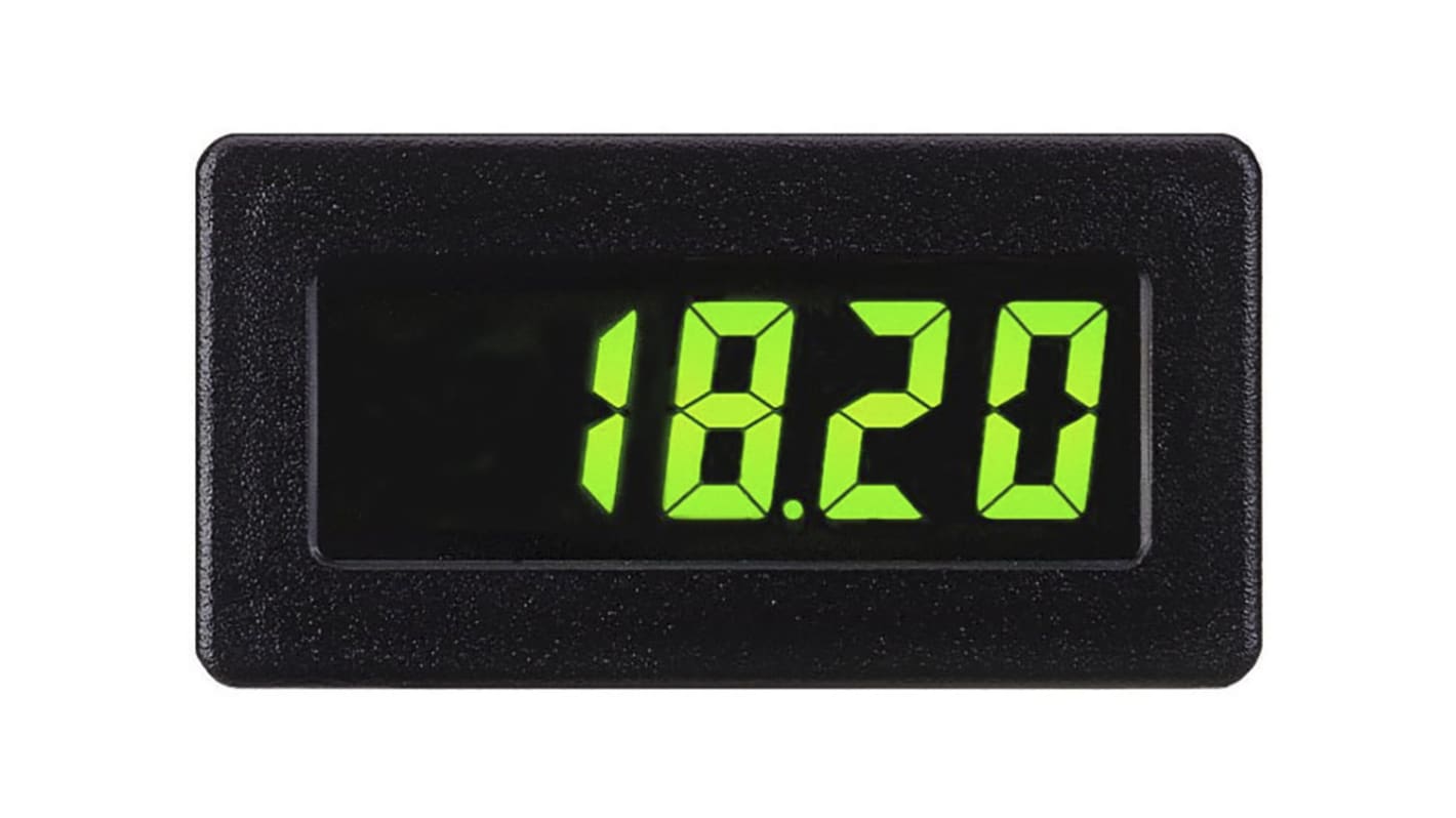 Red Lion CUB4 Digital Panel Ammeter, 33mm x 68mm