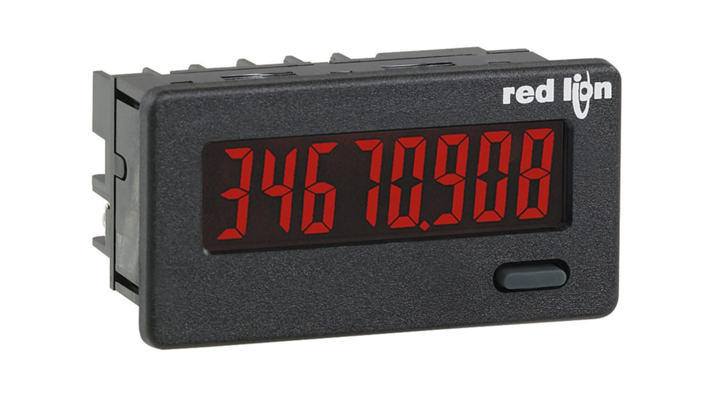 Rs-Online Contatore elettronico Red Lion display LCD 8 cifre 9 → 28 V cc