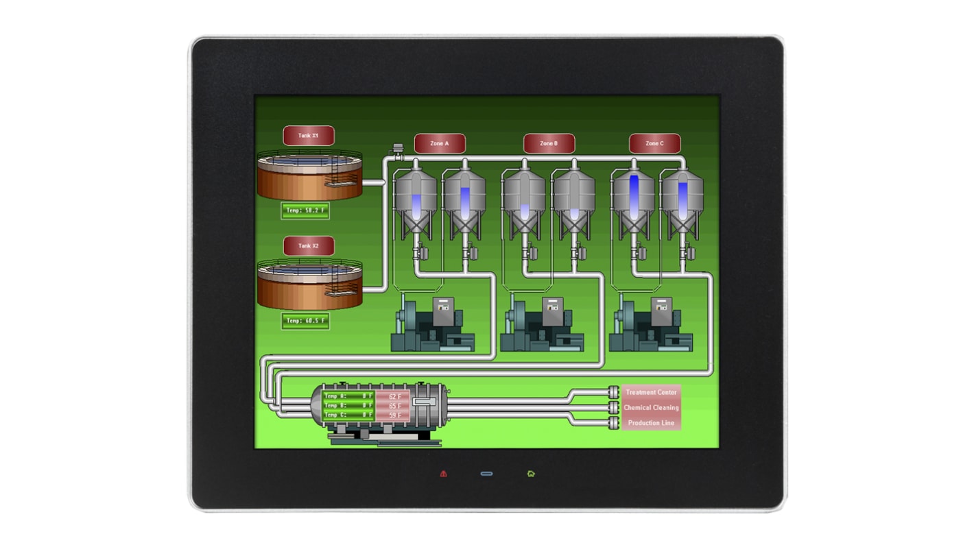Red Lion Graphite Series Programmable Terminal Touch Screen HMI - 10 in, LCD Display, 640 x 480