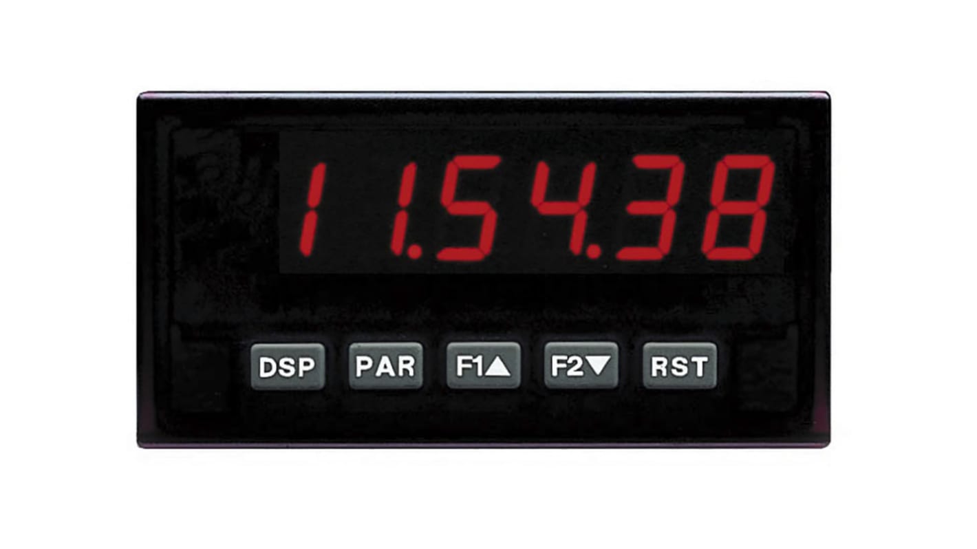 Red Lion PAXC Counter, 8 Digit LCD, 24 V ac, 11 → 36 V dc