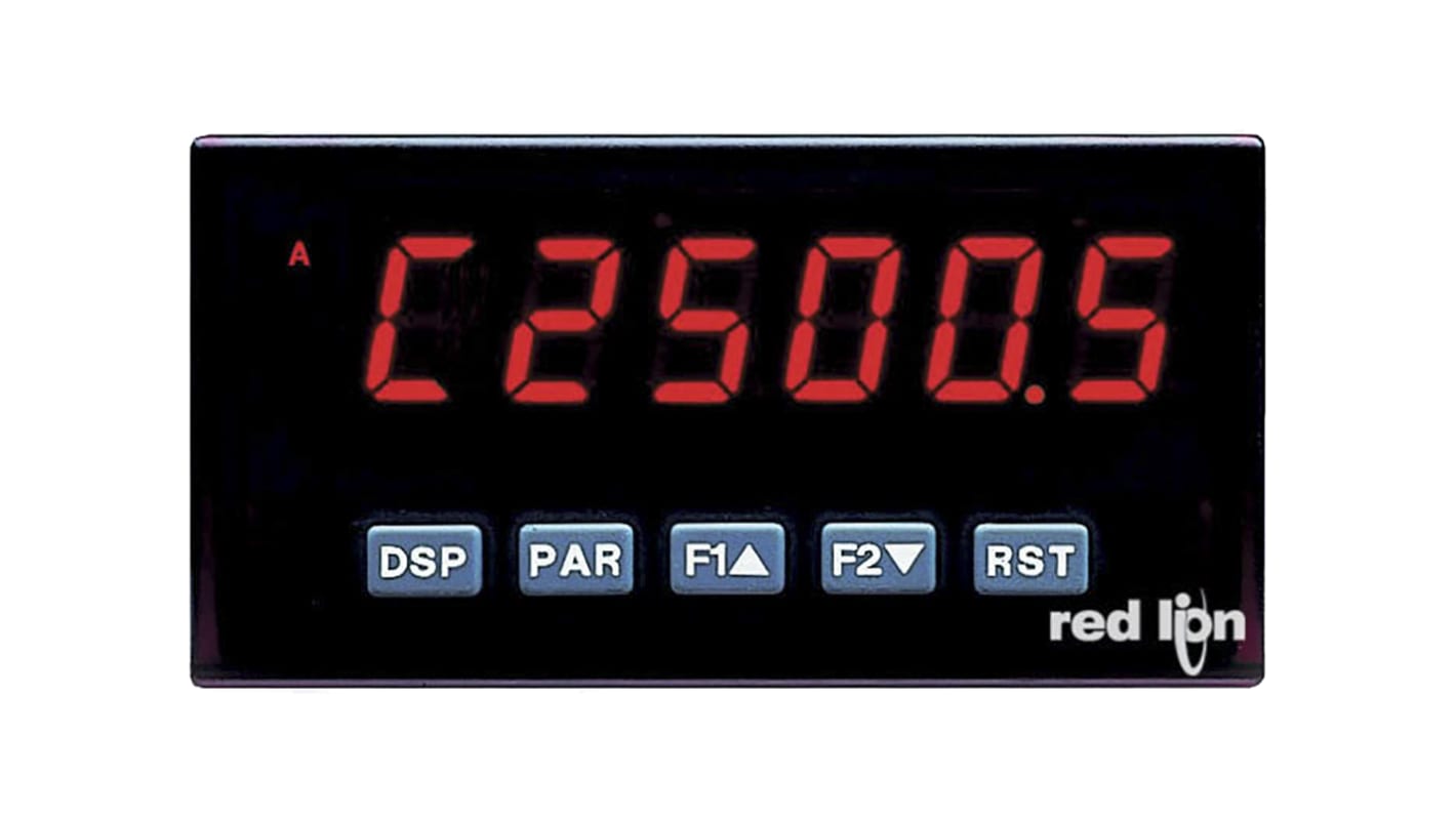 Red Lion PAX Timer, 6 Digit LED, 50Hz, 85 → 250 V ac