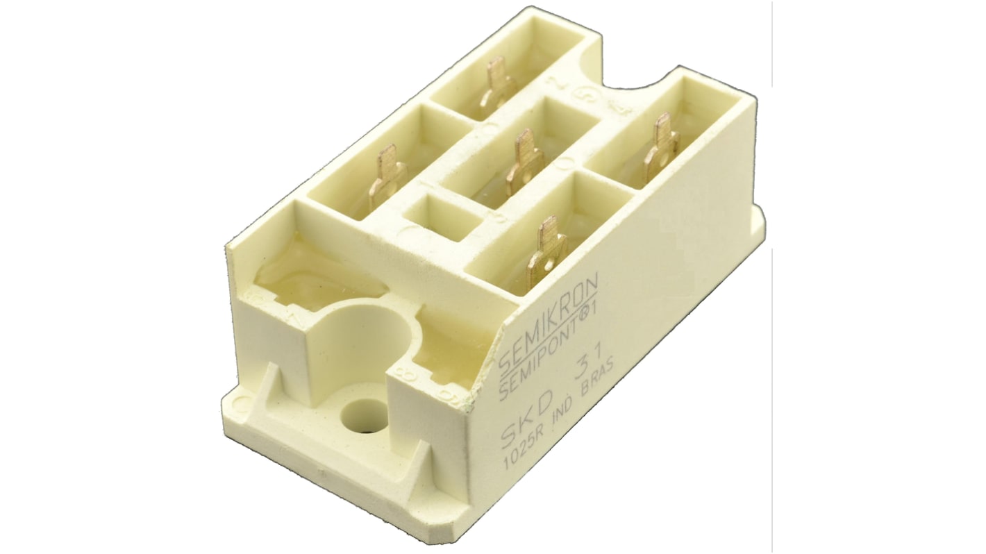 Semikron Danfoss Bridge Rectifier Module, 800V, 3-phase, 7-Pin