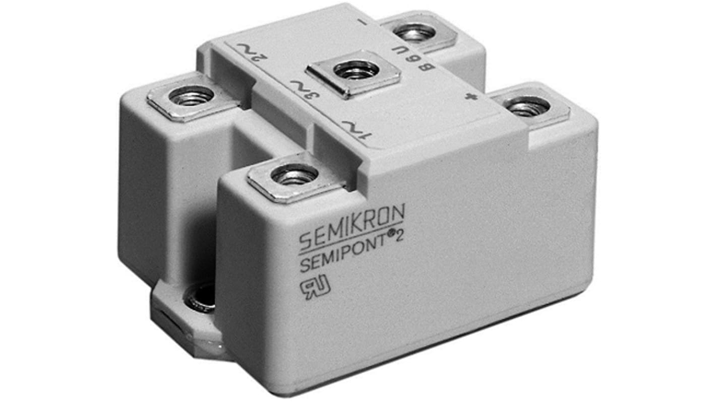 Modulo raddrizzatore ponte, Trifase, Semikron Danfoss, Ifwd 150A, VRRM 1200V, Montaggio a pannello, 5 Pin