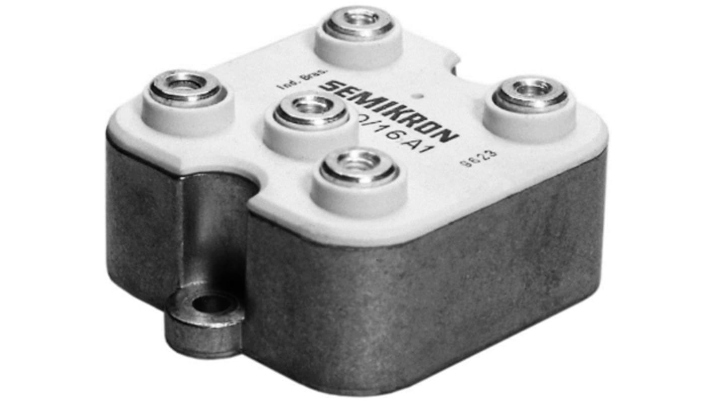 Semikron Bridge Rectifier Module, 1600V, 3-phase, 5-Pin