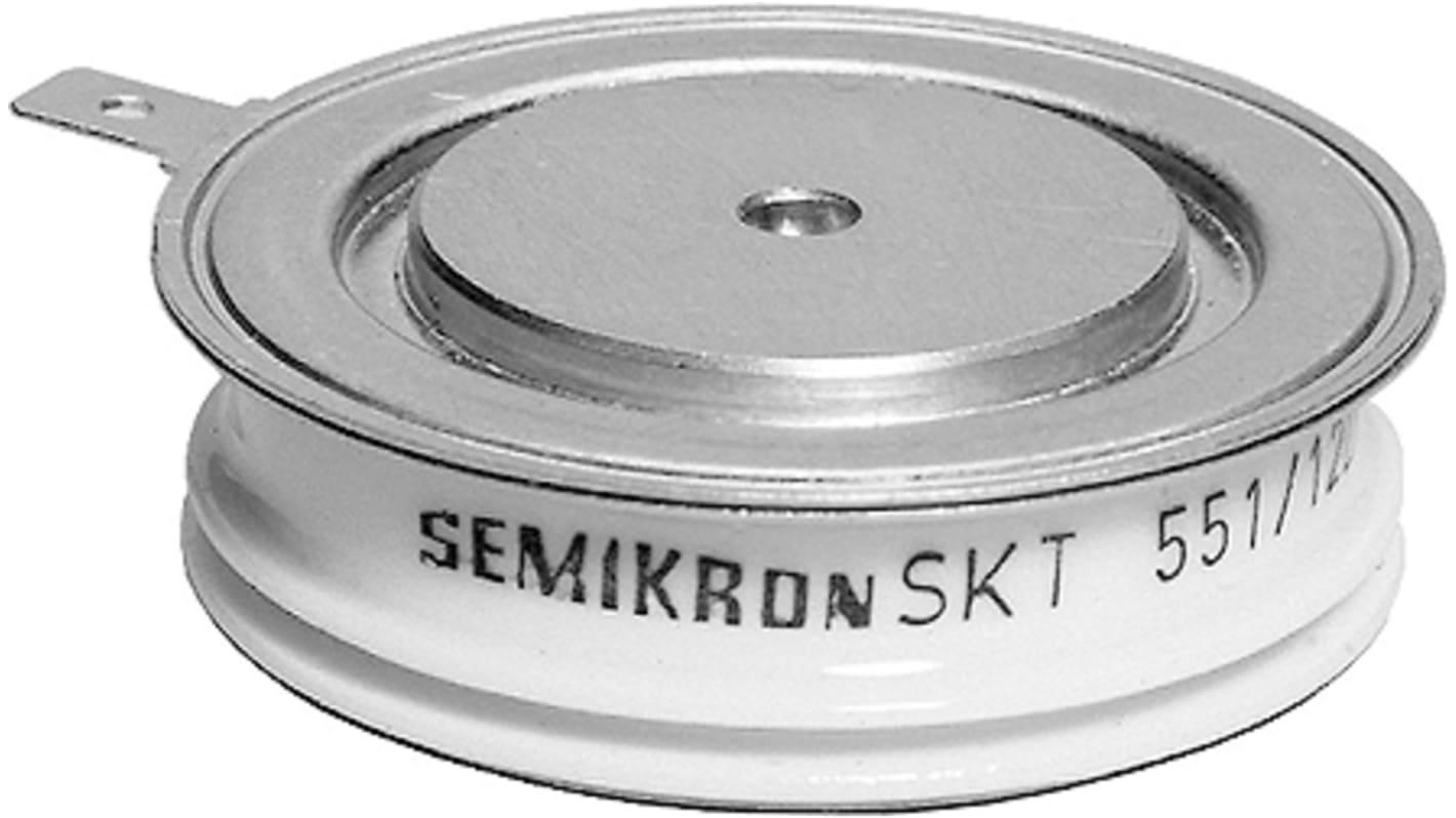 Semikron サイリスタ, SCR, 391A, 1600V, SKT 551/16 E