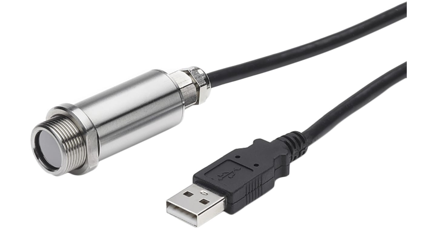 Calex PMU21 USB Infrared Temperature Sensor, 1.45m Cable, -20°C to +1000°C