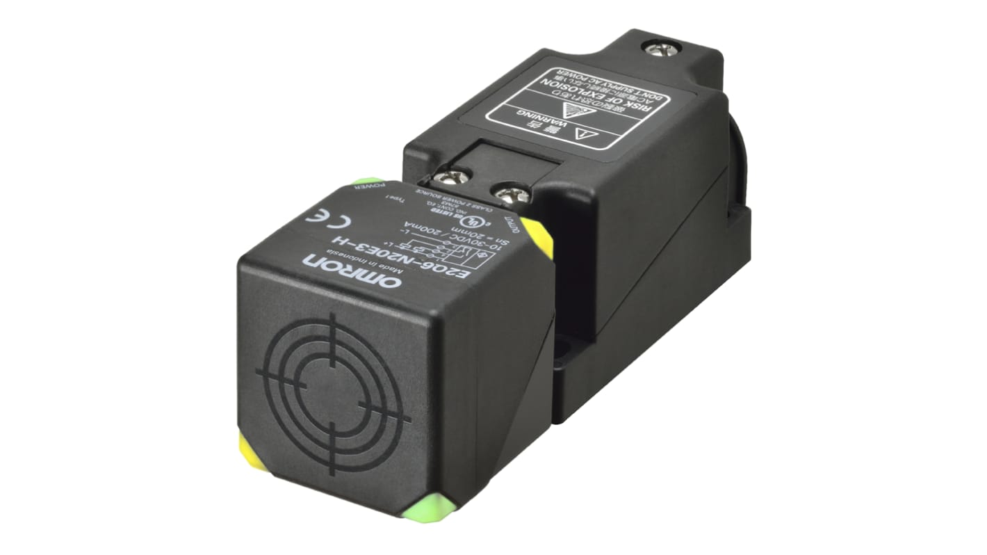 Rs-Online Sensore di prossimità a parallelepipedo Omron rilevamento 20 mm 10 → 30 V c.c