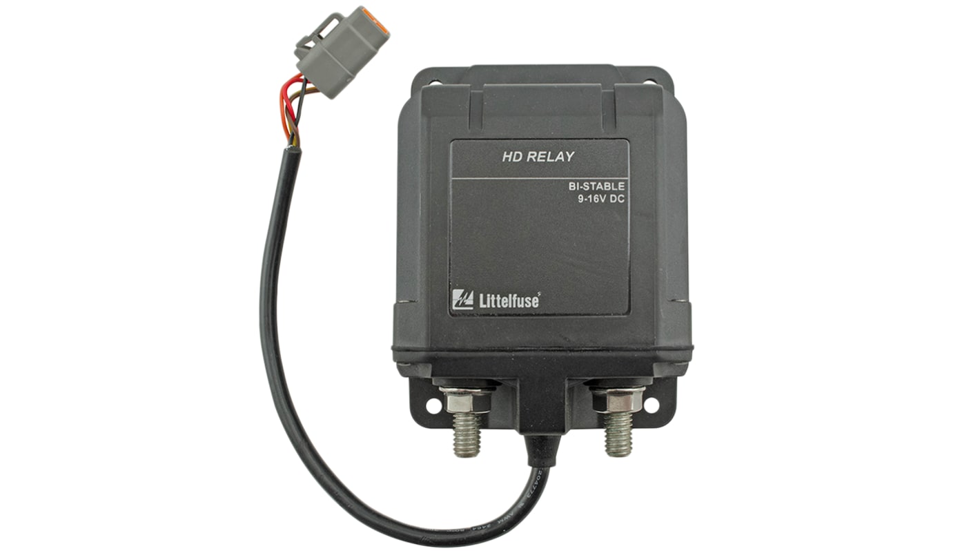 Littelfuse Chassis Mount Automotive Relay, 12V dc Coil Voltage, 300A Switching Current