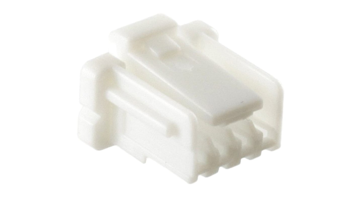 JST, NSH Female Connector Housing, 1mm Pitch, 4 Way, 1 Row