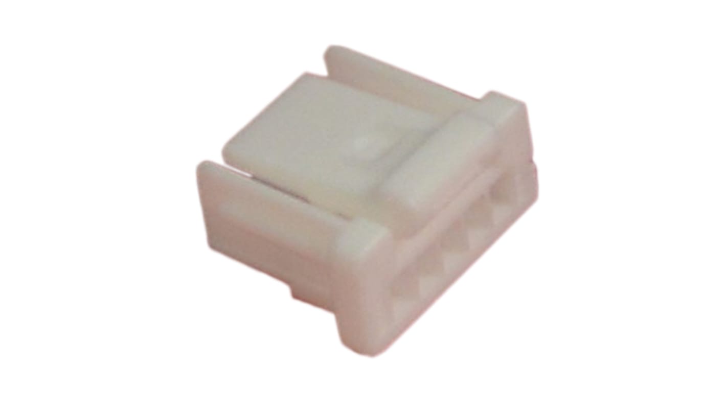 JST, NSH Female Connector Housing, 1mm Pitch, 5 Way, 1 Row