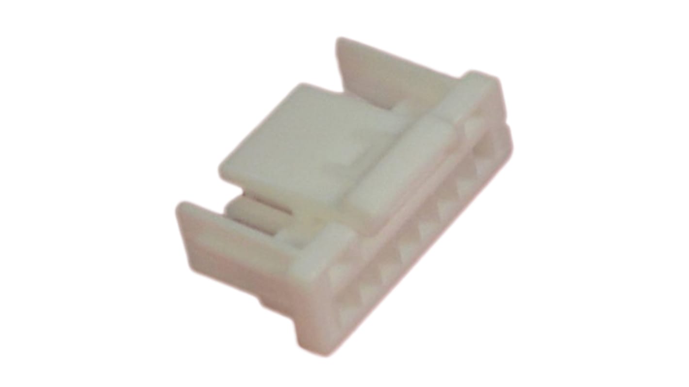 JST, NSH Female Connector Housing, 1mm Pitch, 8 Way, 1 Row