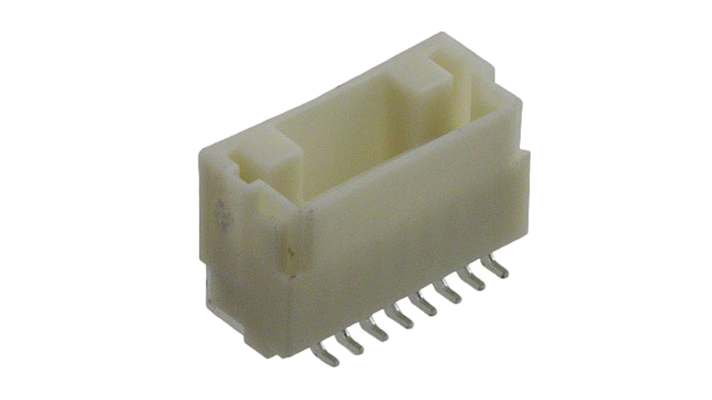 JST NSH Series Straight Surface Mount PCB Header, 8 Contact(s), 1.0mm Pitch, 1 Row(s), Shrouded