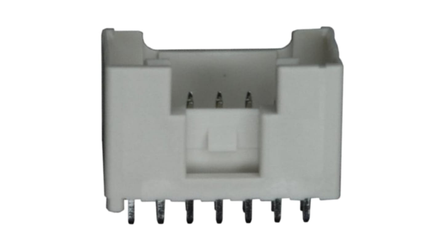 Conector macho para PCB JST serie PUD de 14 vías, 2 filas, paso 2.0mm, para soldar, Montaje en orificio pasante