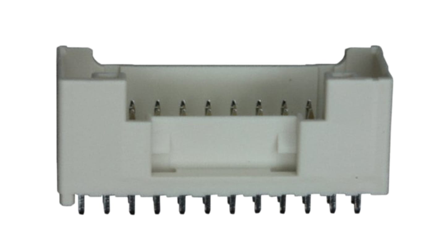 JST PUD Series Straight Through Hole PCB Header, 24 Contact(s), 2.0mm Pitch, 2 Row(s), Shrouded