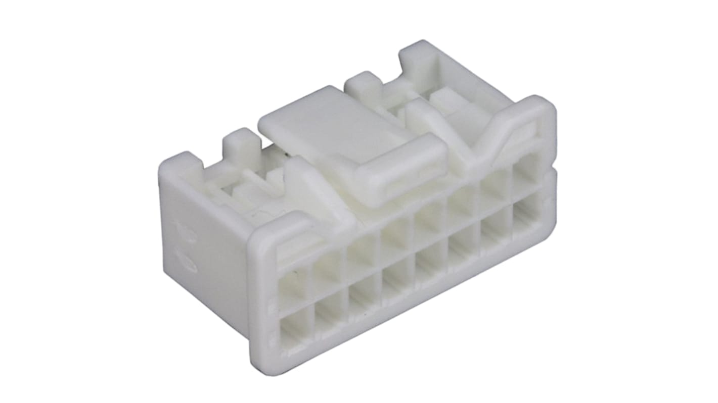 JST, PUD Female Connector Housing, 2mm Pitch, 16 Way, 2 Row