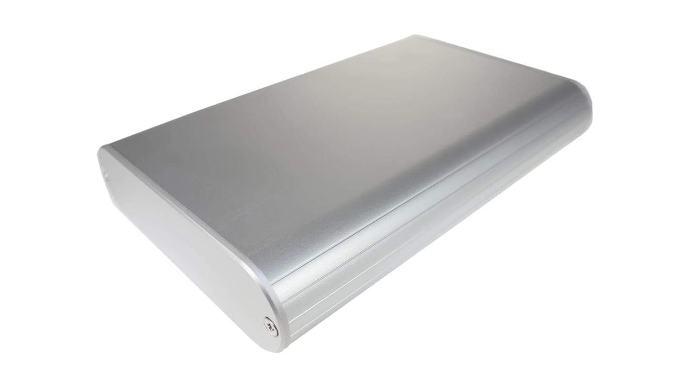 Takachi Electric Industrial MXA Series Silver Aluminium Handheld Enclosure, 200 x 130 x 35mm