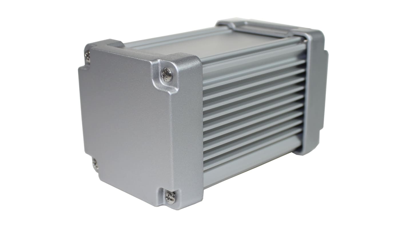 Takachi Electric Industrial AWN Silver Aluminium Heat Sink Case, 110 x 65.8 x 65.8mm